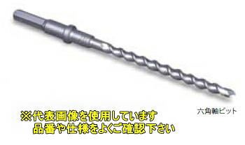 ミヤナガ 六角軸ビット HEX35055 【刃先径：35.0粍 効果のある長：385粍】