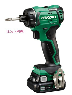 楽天市場】HiKOKI/ハイコーキ 10.8V/4.0Ah コードレスインパクトドライバ WH12DCA(2LS) アグレッシブグリーン 【バッテリー (BSL1240M)×2個・充電器・ケース付属】 : ケンチクボーイ