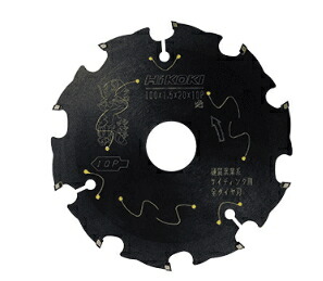 HiKOKI/ハイコーキ(日立電動工具)　スーパーチップソーブラックII　黒鯱（クロシャチ）［全ダイヤ・125mm］　No.0037-5609　125mm×10P×穴径20mm