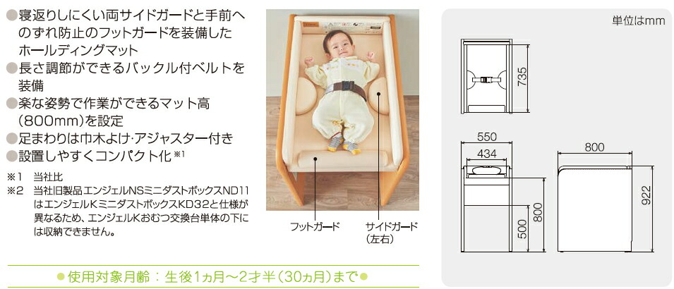 楽天市場 Combi コンビウィズ エンジェルk おむつ交換台単体セット品 Kh41 Ko41s Ko41t 標準色 ナチュラル Na ベージュ B 代引き不可 お客様組み立て品 ケンチクボーイ