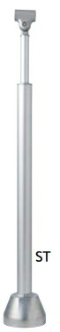 マツ六　勾配対応式支柱 30&deg;　専用カバー付　[標準]　ステンカラー　BJ-187ST　(1本)｜ケンチクボーイ 18,803円