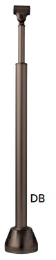 マツ六　勾配対応式支柱 30&deg;　専用カバー付　[標準]　ダークブロンズ　BJ-188DB　(1本)｜ケンチクボーイ 19,058円