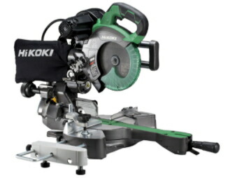 HiKOKI/ハイコーキ AC100V 190粍 卓上横すべり丸のこ C7RSHD(K) [レーザ目じるし付・スーパーチップソー 黒鯱属する] ※代引っ張ること不可 DIY・工具-花・ガーデン・DIY-卓上丸のこ