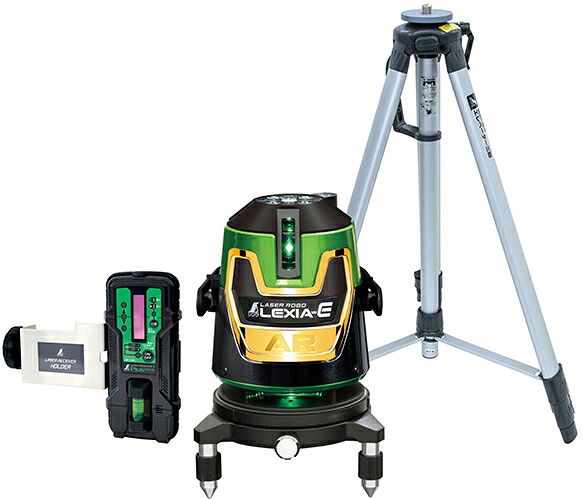 シンワ測定 レーザーロボ LEXIA-E 51AR 緑であること (受光器・三脚架仕掛ける) 70897