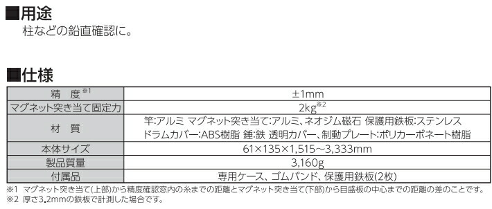 市場 シンワ測定 ベーシック 風防下げ振り