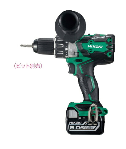 HiKOKI/ハイコーキ 14.4V/6.0Ah コードレスドライバードリル DS14DBL2(2LYPK) 【BSL1460×2個付・充電器・ケース付】