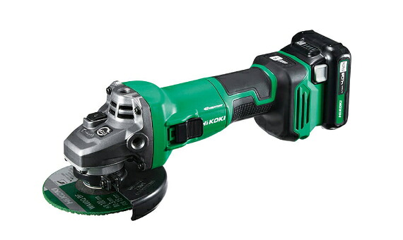 HiKOKI/ハイコーキ　10.8V/4.0Ah　コードレスディスクグラインダ　[トイシ径:100mm/ブレーキ付]　G1210DA(2LSK)　【バッテリー(BSL1240M)&times;2個・充電器・ケース付】｜ケンチクボーイ