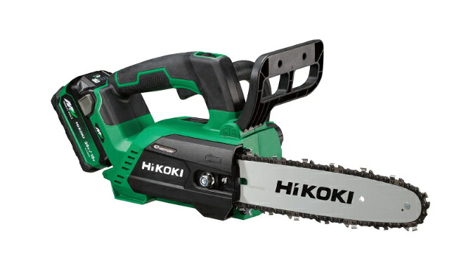 HiKOKI/ハイコーキ　【36V/2.5Ah/マルチボルト】　コードレスチェンソー　[250mm]　CS3625DC(XPZ)　[BSL36A18X&times;1個・充電器付属]｜ケンチクボーイ