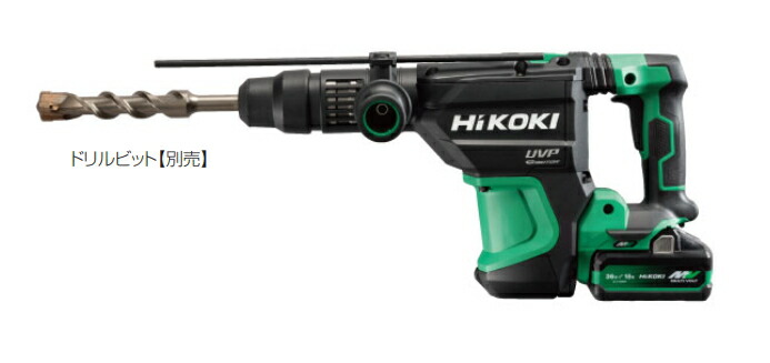 HiKOKI/ハイコーキ 36V/4.0Ah/マルチ雄捩子 コードレスハンマドリル [SDSmaxシャンク] DH3640DA(2WPZ)\u003cBR\u003e【乾電池(BSL36B18X)×2個+申し受ける器+容れもの嘱する】