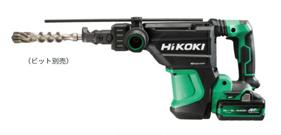 HiKOKI/ハイコーキ 36V/4.0Ah/マルチ雄捩子 コードレスハンマドリル [六角軸シャンク] DH3640DB(2WPZ)\u003cBR\u003e【乾電池(BSL36B18X)×2個+申し受ける器+容れもの嘱する】