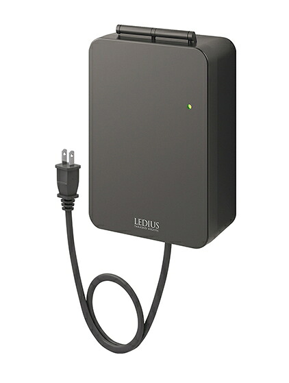 タカショーエクステリア　LEDIUS　12V　シンプルトランス　35W　ブラック　HEA-022K｜ケンチクボーイ