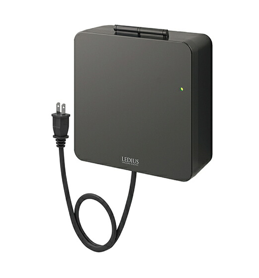 タカショーエクステリア　LEDIUS　12V　シンプルトランス　75W　 ブラック　HEA-023K