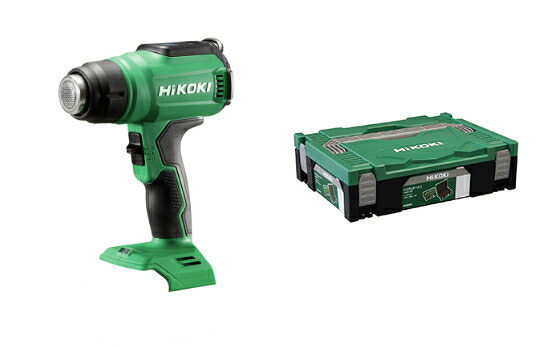 HiKOKI/ハイコーキ 【18V/マルチ雄捩子】 コードレスヒートガン RH18DA(NNP) \u003cBR\u003e(本体+容れもの付き添い人) [※乾電池・申し受ける器別売]