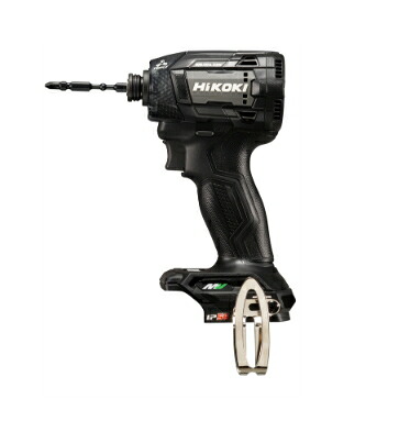 HiKOKI/ハイコーキ　[36V/マルチボルト]　コードレスインパクトドライバー　WH36DD(NNB)　 ストロングブラック(B)　【バッテリー+充電器+ケース別売】