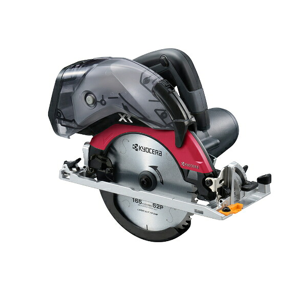京セラ（旧リョービ）　18V/5.0Ah　充電式 集じん兼用丸ノコ　165mm　DNW11XR　 [バッテリー(B-1850LA)×2個+充電器+ケース付属]
