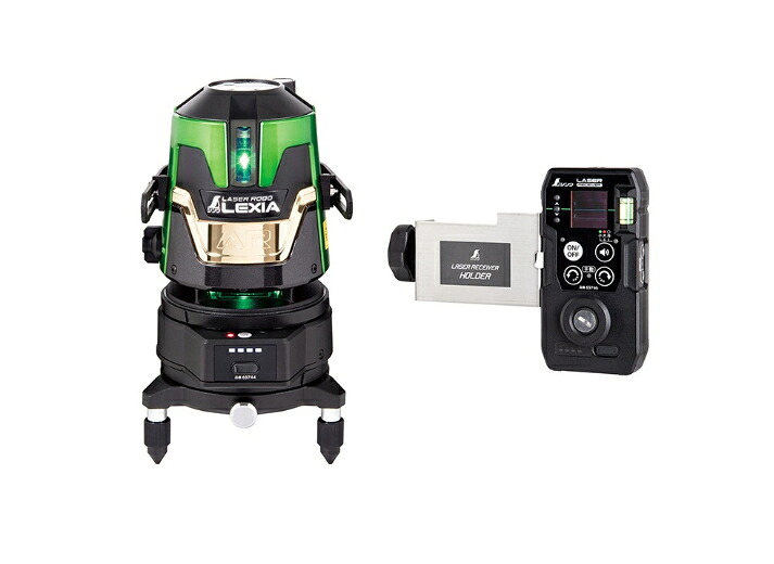 シンワ測定　レーザーロボ　LEXIA 51 AR　グリーン　自動追尾回転台+受光器セット　69742　 [通り芯×2･大矩･横全周ライン･地墨ポイント] 87,881円