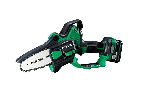 HiKOKI/ハイコーキ　10.8V/2.0Ah　コードレスミニチェンソー　[100mm]　CS1210DD(BS)　 [バッテリー(BSL1220M)×1個+充電器付属]