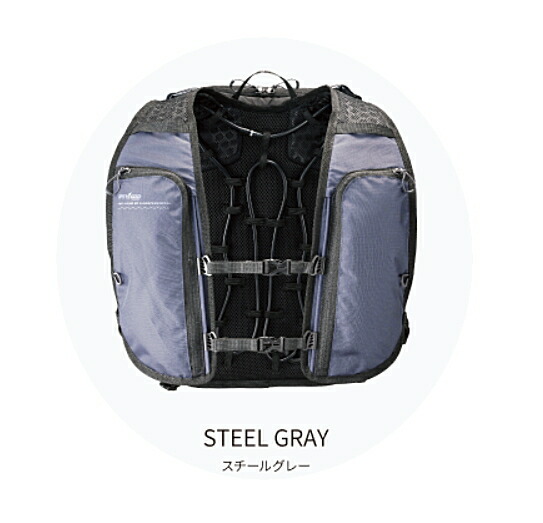 山真製鋸（Y's GOD JAPAN）　アイスマン　PRO-X II　スチールグレー　ICMPX2-GYV-SET 【セット内容:水冷服+バッテリー(5,200mAh)+チャージボトル5.0+充電ケーブル】