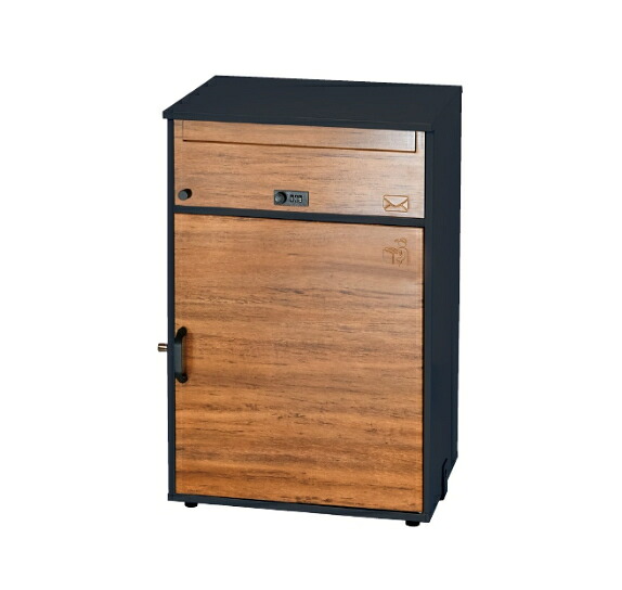 KGY工業　宅配BOX　リシムワイド　濃木目　THB-276DW　 【※代引き不可・個人宅配送不可】 24,705円