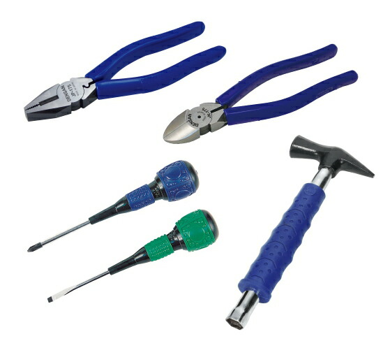 DENSAN（デンサン/ジェフコム） 新来者手道具5点仕掛ける（鉄鎚先切手合い） SJK-5SET-A2