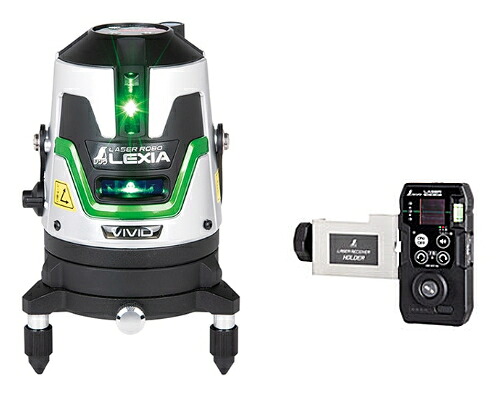 シンワ測定 レーザーロボ LEXIA VIVID 51 緑であること 自動小銃追掛ける 69758 (本体+受光器付) \u003cBR\u003e[通い路芯×2･大矩･横伝達ルート･縦伝達ルート･地墨尖んがり]