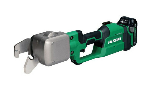 HiKOKI/ハイコーキ　18V/2.0Ah/マルチボルト　コードレス Cチャンネルカッタ　CE18DYCA(BH)　[バッテリー(BSL1820M)&times;1個+充電器+ツールバッグ付属]｜ケンチクボーイ