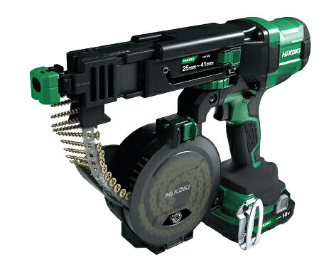 HiKOKI/ハイコーキ　18V/2.0Ah/マルチボルト　コードレス 連結ねじドライバ　WF1804DA(BP)　[バッテリー(BSL1820M)&times;1個+充電器+ケース付属]｜ケンチクボーイ