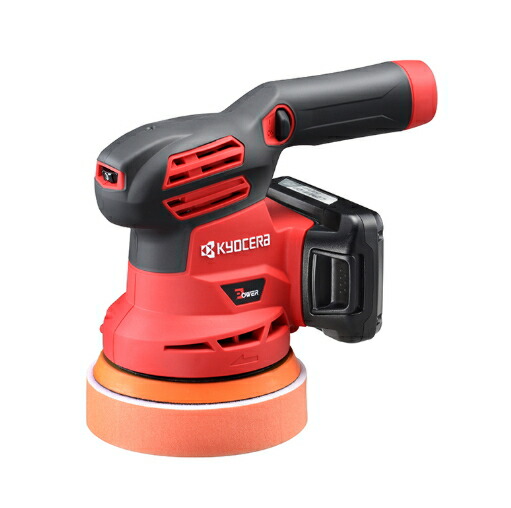 京セラ（旧リョービ）　18V/1.5Ah　充電式 サンダポリッシャー　BRSE-1800L1　 [バッテリー(B-1815LA)×1+充電器+収納バッグ付属]