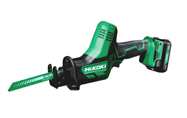 HiKOKI/ハイコーキ 10.8V5.0Ah コードレスセーバソー CR12DA(JS) \u003cBR\u003e[蓄電池(BSL1250MT)×1個+申し受ける器+入れもの嘱する]