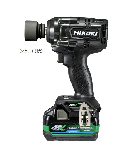 HiKOKI/ハイコーキ 36V/2.5Ah/マルチ雄捩子 コードレスインパクトレンチ WR36DH(2XPSZ) \u003cBR\u003e[乾電池(BSL36A18BX)×2個+申し受ける器+容れもの属する]