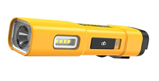 【特価品】DeWALT/デウォルト　USB充電式　LEDフラッシュライト　DCL183-XJ　[付属品:充電用USBケーブル]｜ケンチクボーイ