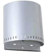 西邦工業　BL・外壁用ステンレス製換気口〈バイパスフード〉金網型 防火ダンパー付（72℃）　NFND125SCBL　A寸法122　標準品【10メッシュ】