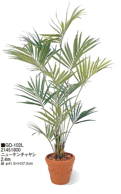 タカショーエクステリア ニューケンチャヤシ 2.4ｍ GD-102L【※通貨価値取り替えっこ便はご当てはめるできません】【※人間宅送りとどけるの切っ掛けは都度貨物輸送お積もり書きとなります】