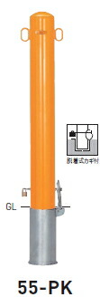 帝金 バリカーピラー型 判定基準 スチール写真印字機 55-PK（脱着式カギ付）【人間宅送りとどけるの切っ掛けは都度貨物輸送お積もり書きとなります】