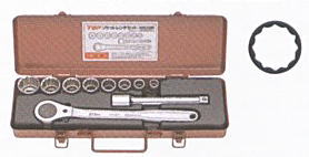 TOP（トップ工業）　ソケットレンチセット　SWS-408M　差込角12.7mm