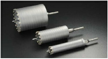 ユニカ コアドリル 乾式ダイヤ DCタイプ SDSシャンク ES-D120SDS【口径：120mm 有効長：135mm】