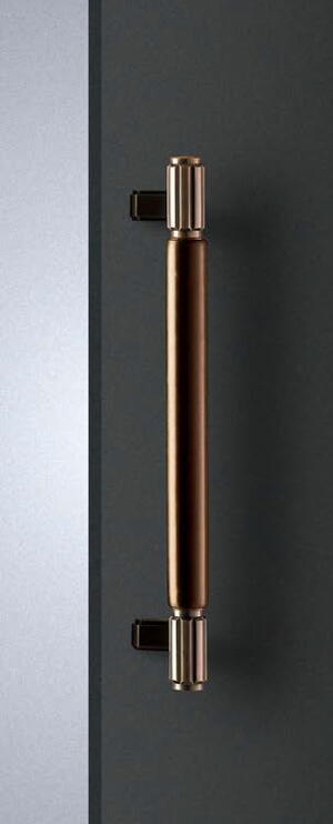 UNION（ユニオン）　ドアハンドル　レザー　ダークブラウン＋ブラス　硫化イブシダークブロンズ　T960-49-060【内外/1組】 57,783円