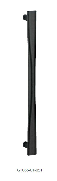 UNION(ユニオン) ドアハンドル ステンレス パウダリーブラックペイント G1065-01-051【内外/1組】