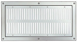 宇佐美工業　UK-ND1530-TI　〈チタン製　軒天換気孔　萩　塩害対策推奨品　防火ダンパー付〉【10個】