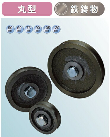 ヨコヅナ 専売特許車 丸型 鉄鋳込み 120粍 PHP-1201【2個入】