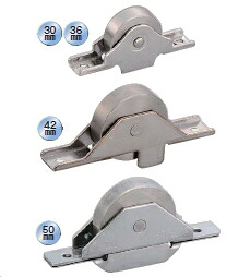 ヨコヅナ ステンレス鋼戸車 袖平型 ステンレス鋼枠 36粍 SAS-0363【12個入】 8200106