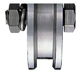 ヨコヅナ　440Cベアリング入　ステンレス重量戸車　※車のみ（ボルト・ナット付）VH兼用型　90ｍｍ　JCP-0906【1個入】