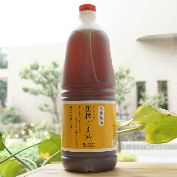 楽天市場】精選されたごまを香ばしく煎った 圧搾一番しぼり