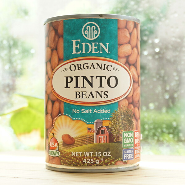 EDEN 有機ピントビーンズ(缶)/425g【アリサン】　Organic Pinto Beans画像