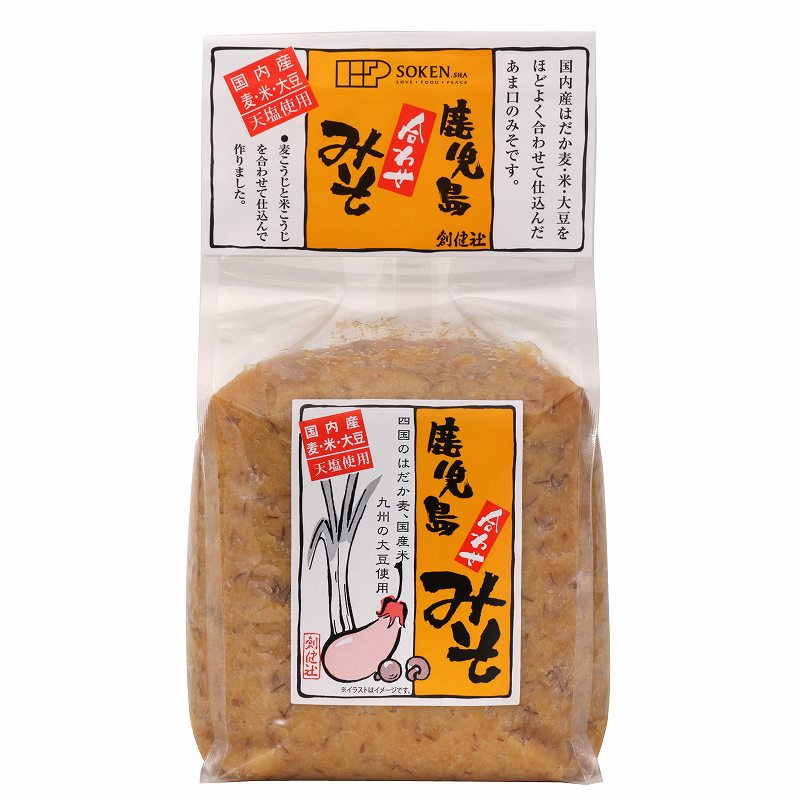 市場 鹿児島合わせみそ 1kg 創健社