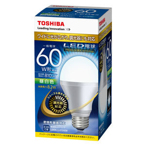 楽天市場】あす楽TOSHIBA(東芝ライテック)LED電球(口金E26)【一般電球
