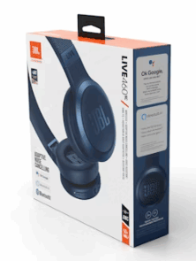 【アウトレット】JBL JBLLIVE460NCBLU ワイヤレスヘッドホン ブルー (沖縄・離島は発送不可)