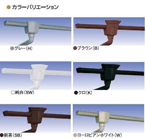 楽天市場 止り 1雨樋 住宅用雨どい 建材ステーション