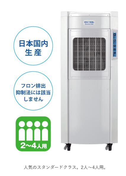 【店卸し資産あります】静岡製機 蒸散式冷風機RKF406αW 50サイクル/60サイクル併用静岡精機 ＲＫＦ４０６アルファ 白いこと