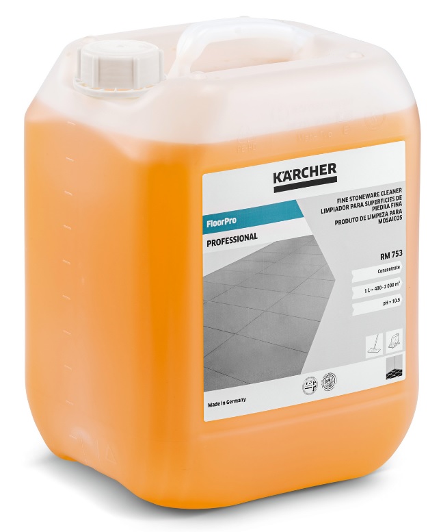 ケルヒャー 洗い濯ぎ剤RM753 10L【KARCHER】御役目用床洗い濯ぎ機用洗い濯ぎ剤 10リッターBR30/4C,BR30/4CBp中性洗剤